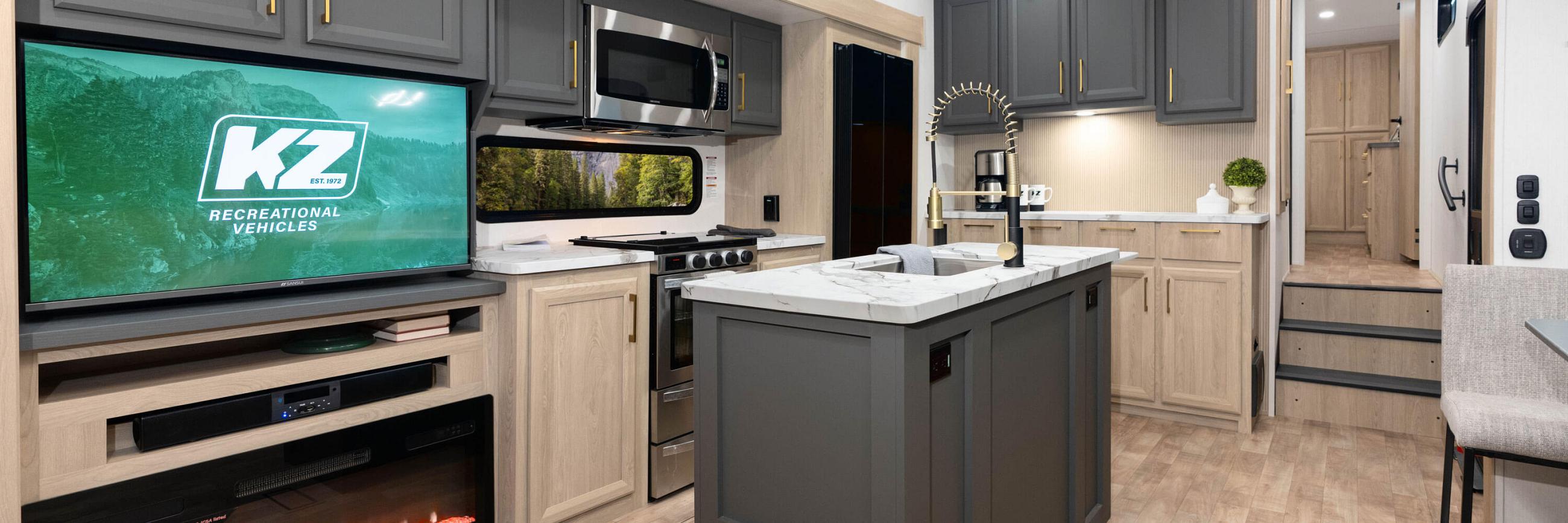 2026 KZ RV Ridgeway 31RL All New Fifth Wheel Kitchen