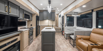 2026 KZ RV Ridgeway 31RL Fifth Wheel Back to Front