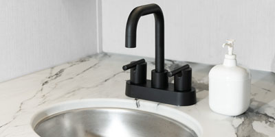 2026 KZ RV Ridgeway 31RL Fifth Wheel Bathroom Sink Closeup