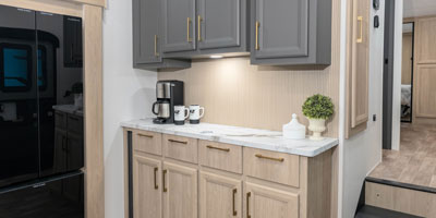 2026 KZ RV Ridgeway 31RL Fifth Wheel Kitchen Coffee Bar