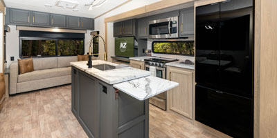 2026 KZ RV Ridgeway 31RL Fifth Wheel Kitchen Island