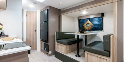 2025 KZ RV Sportsmen Classic 191BHK Travel Trailer Dining Area and Kitchen