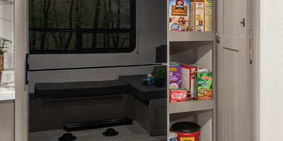 2025 KZ RV Sportsmen SE 332BHKSE Travel Trailer Kitchen Refrigerator