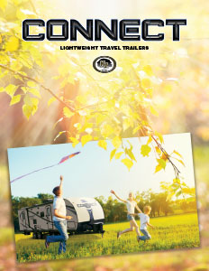 2017 KZ RV Connect Lightweight Travel Trailers Brochure Cover