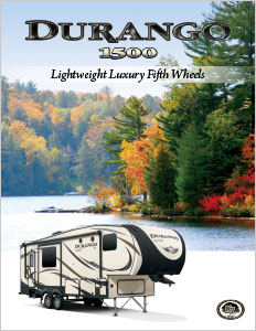 2017 KZ RV Durango 1500 Lightweight Luxury Fifth Wheels Brochure Cover