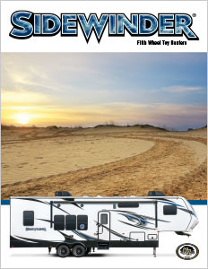 2017 KZ RV Sidewinder Fifth Wheel Toy Haulers Brochure Cover