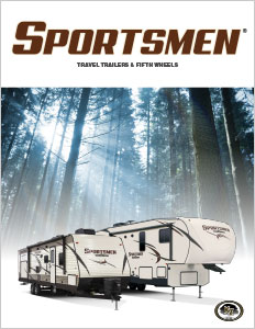 2017 KZ RV Sportsmen Travel Trailers and Fifth Wheels Brochure Cover