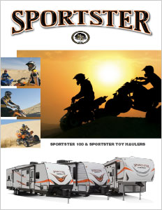 2017 KZ RV Sportster Travel Trailer and Fifth Wheel Toy Haulers Brochure Cover