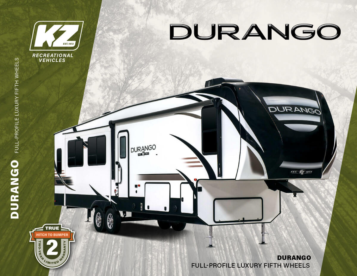 2020 KZ RV Durango Full-Profile Luxury Fifth Wheels Brochure