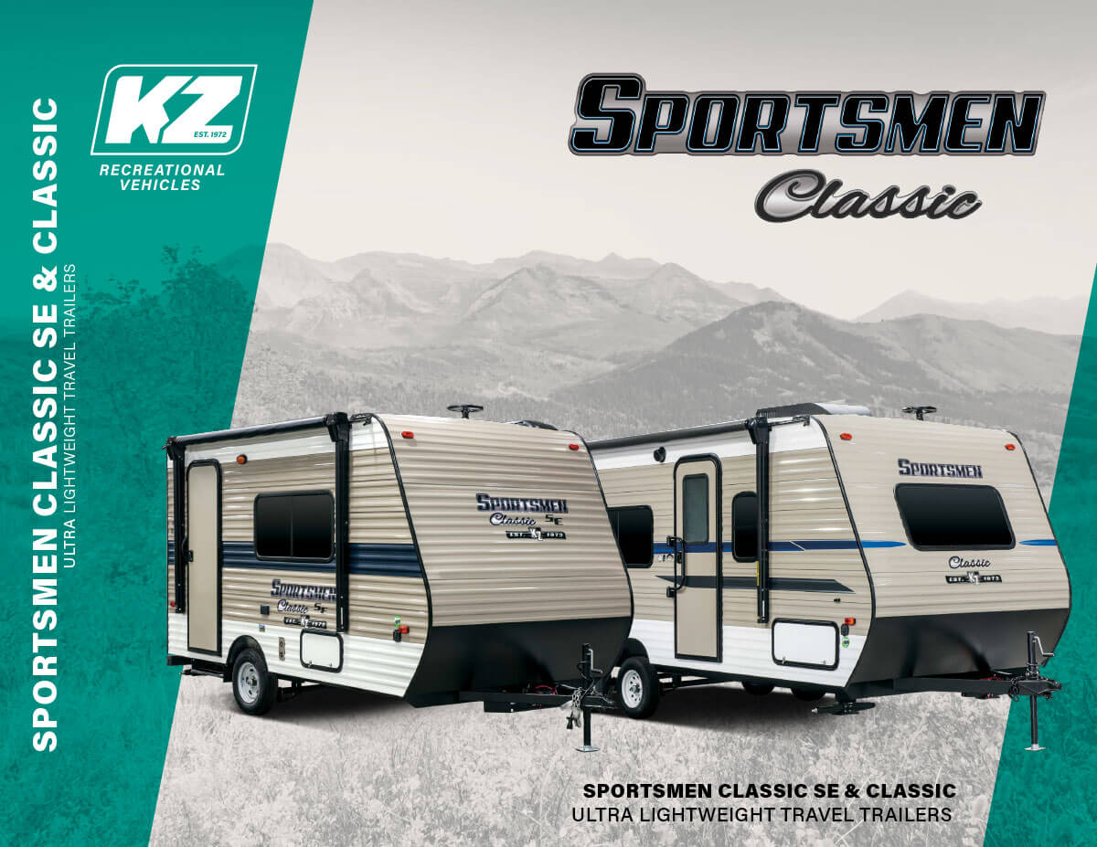 2020 KZ RV Sportsmen Classic Ultra Lightweight Travel Trailers Brochure