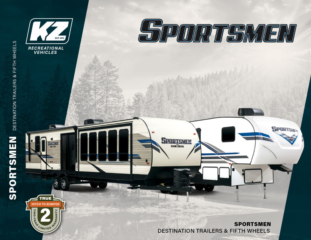 2020 KZ RV Sportsmen Destination Travel Trailers and Fifth Wheels Brochure