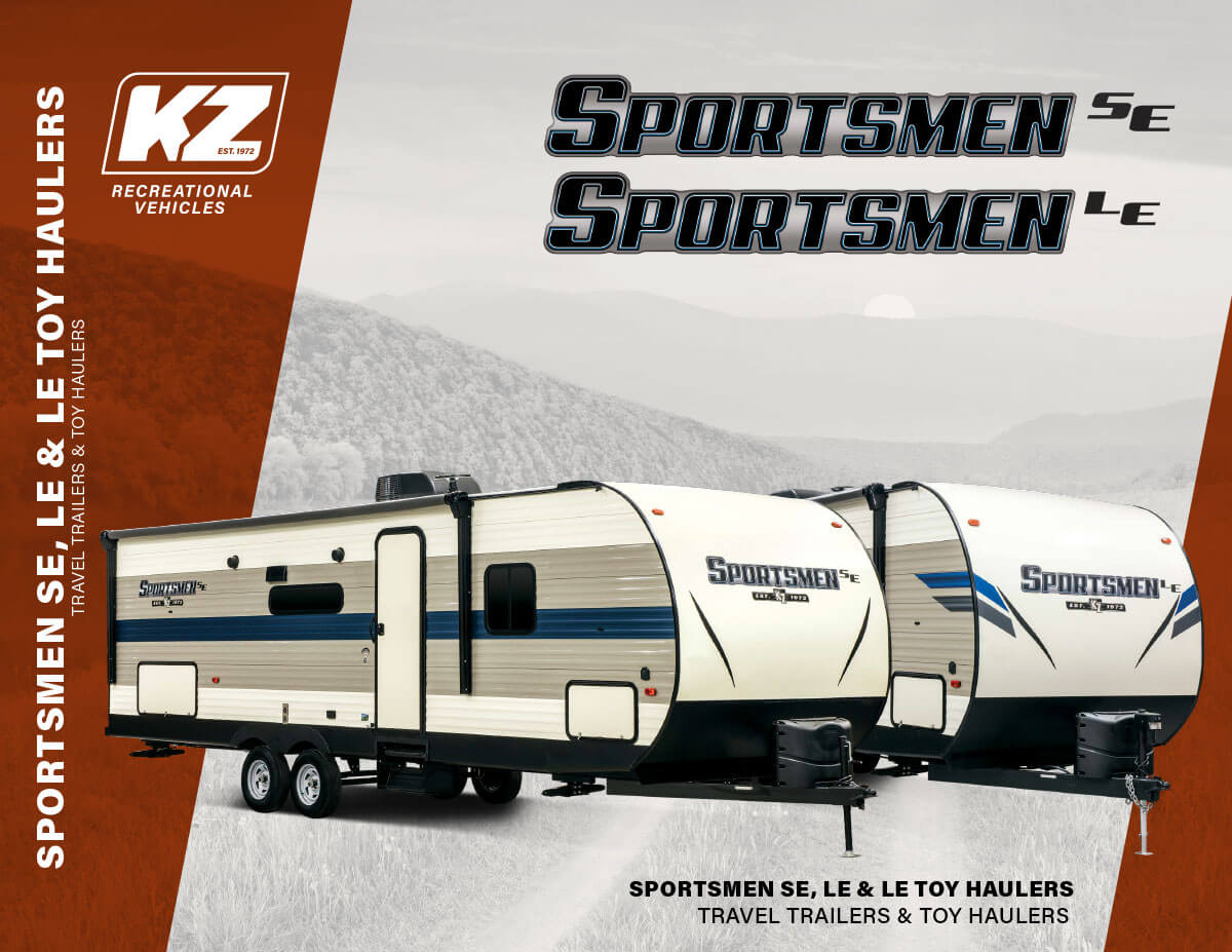 2020 KZ RV Sportsmen SE and LE Travel Trailers Brochure