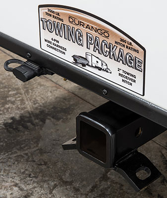 2021 KZ RV Durango Half-Ton Fifth Wheel Exterior Towing Package
