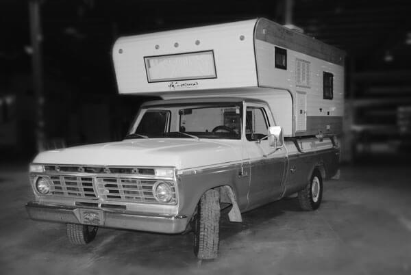 KZ RV 1972 Vintage Truck Camper