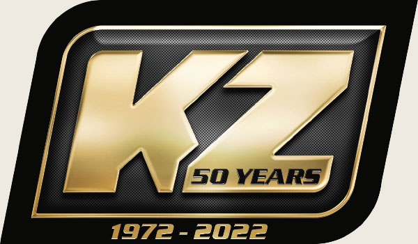 KZ RV 50th Anniversary Logo