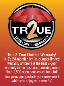 KZ RV True 2 Year Limited Warranty Poster