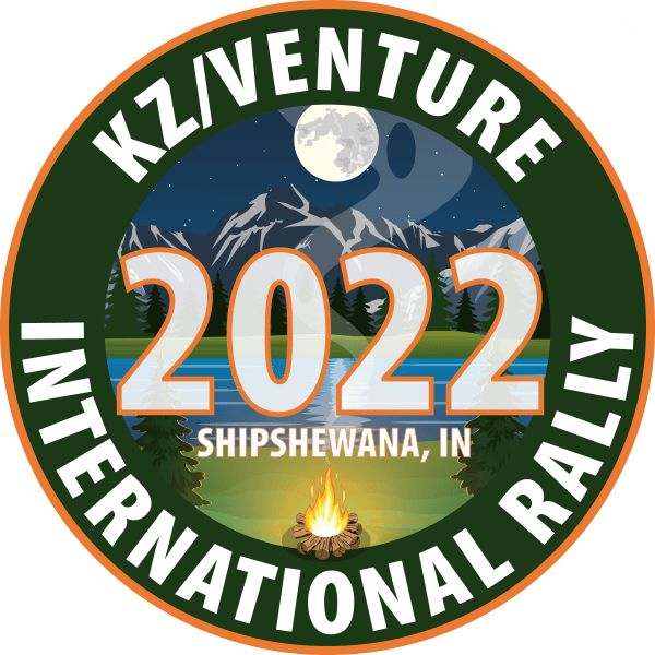 KZ and Venture 2022 International Rally Logo