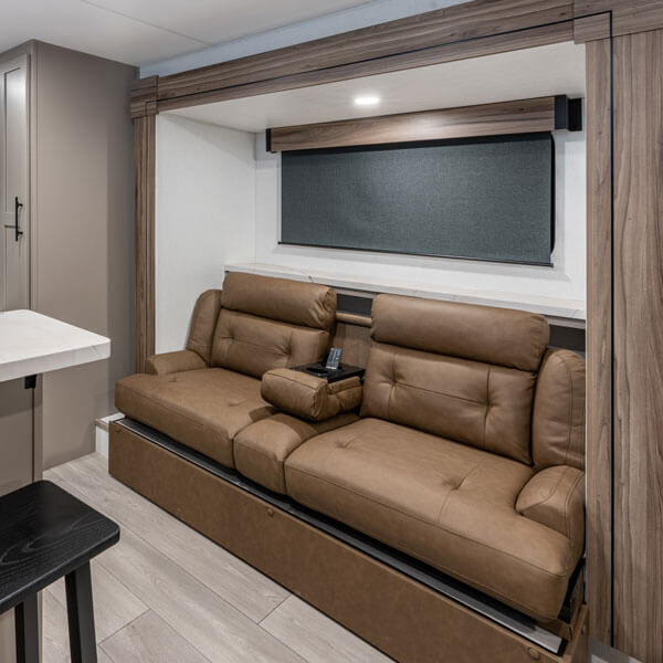 2026 KZ RV Connect Mini CM231BH Travel Trailer Trimmed Windows in Slideouts