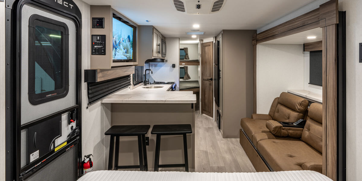 2026 KZ RV Connect Mini CM231BH Travel Trailer Front to Back