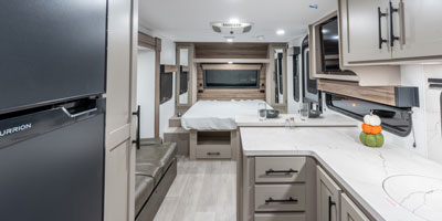 2026 KZ RV Connect Mini CM231BH Travel Trailer Mink Back to Front