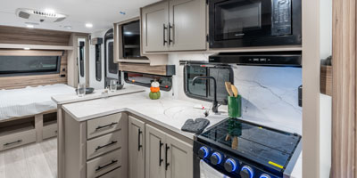 2026 KZ RV Connect Mini CM231BH Travel Trailer Mink Kitchen Sink and Countertops