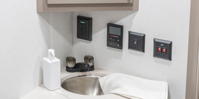 2026 KZ RV Connect Mini CM231BH Travel Trailer Mink Vanity Sink and Mirror