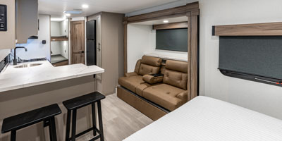 2026 KZ RV Connect Mini CM231BH Travel Trailer Sofa Slide Living Room