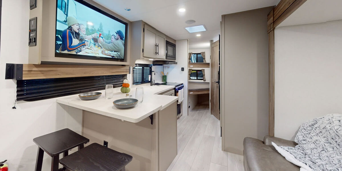 2026 KZ RV Connect Mini CM231BH Travel Trailer Interior 360