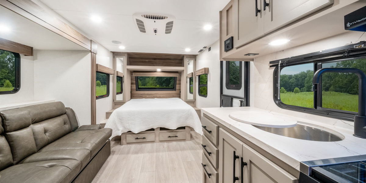 2027 KZ RV Connect Mini CM181RB Travel Trailer Rear to Front