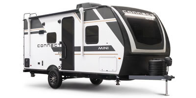 2027 KZ RV Connect Mini CM181RB Travel Trailer Exterior Front 3-4 Door Side