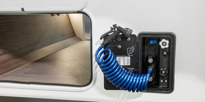 2027 KZ RV Connect Mini CM181RB Travel Trailer Exterior Water Hook Up
