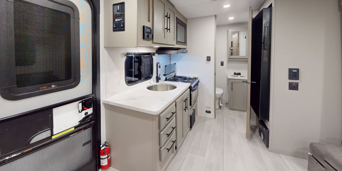 2027 KZ RV Connect Mini CM181RB Travel Trailer Interior 360