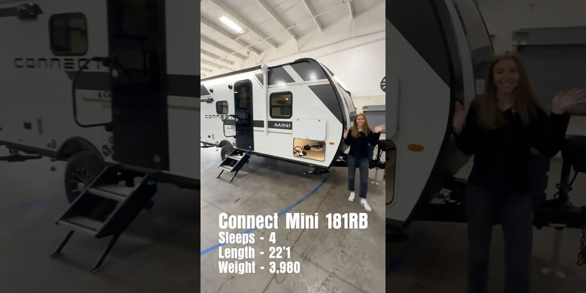 2027 KZ RV Connect Mini CM181RB Travel Trailer Quick Tour Video