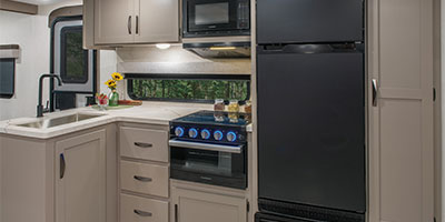 2024 KZ RV Connect SE C312BHKSE Travel Trailer Kitchen Cabinets
