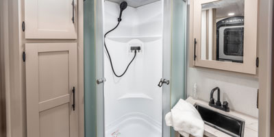 2026 KZ RV Connect SE C201MLSE Travel Trailer Bathroom Shower
