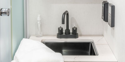 2026 KZ RV Connect SE C201MLSE Travel Trailer Bathroom Vanity