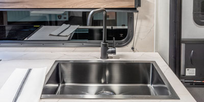 2026 KZ RV Connect SE C201MLSE Travel Trailer Black Deep Basin Sink