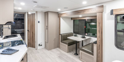 2026 KZ RV Connect SE C201MLSE Travel Trailer Living Room and Dinette 2