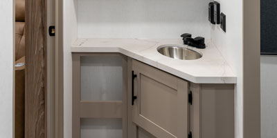 2026 KZ RV Connect SE C221RKSE Travel Trailer Bathroom Vanity