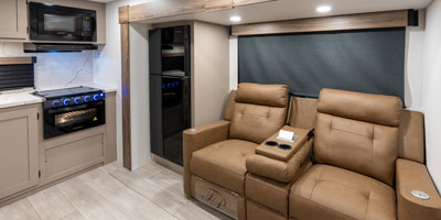 2026 KZ RV Connect SE C221RKSE Travel Trailer Living Room Theater Seats