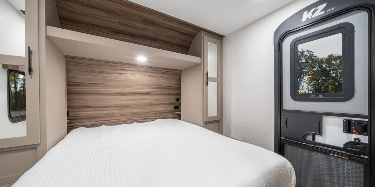 2027 KZ RV Connect SE C301BHKSE Travel Trailer Bedroom