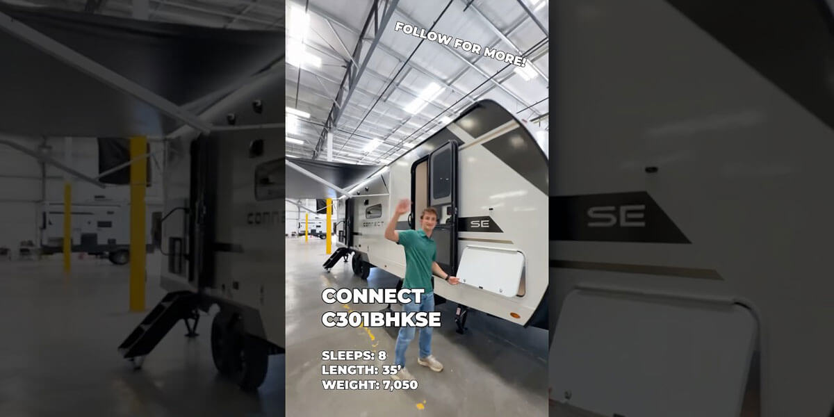 2027 KZ RV Connect SE C301BHKSE Travel Trailer Quick Tour Video