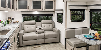 2023 KZ RV Connect C241RLK Travel Trailer Theater Seating and Dinette
