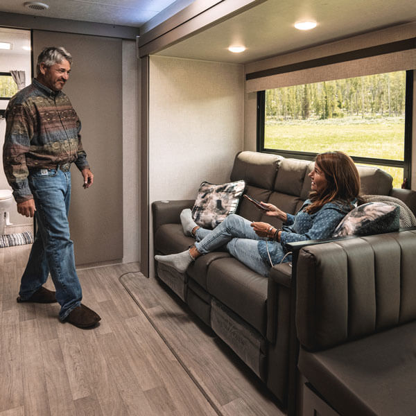 2024 KZ RV Connect C302RBK Travel Trailer Theater Seating