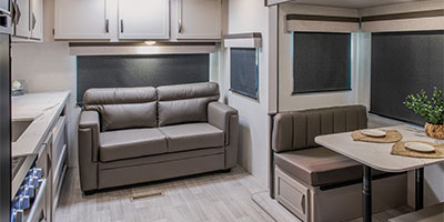 2024 KZ RV Connect C262RLK Travel Trailer Living Room and Dinette