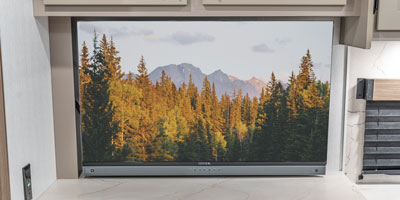 2026 KZ RV Connect C252BH Travel Trailer Entertainment Center