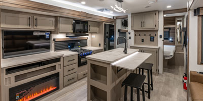 2026 KZ RV Connect C252BH Travel Trailer Kitchen Island 2