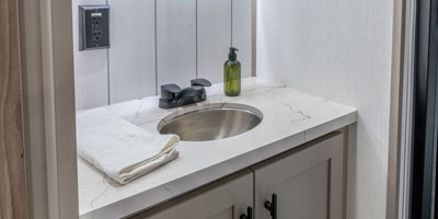 2026 KZ RV Connect C271RL Travel Trailer Bathroom Vanity