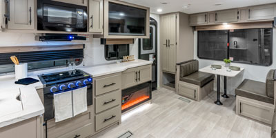 2026 KZ RV Connect C271RL Travel Trailer Kitchen and Dinette