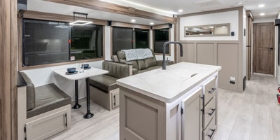 2026 KZ RV Connect C333RLK Travel Trailer Dinette and Island
